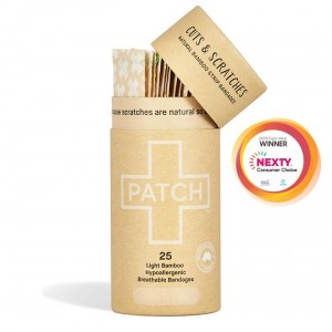PATCH - Kompostovateľné Bambusové Náplasti Natural 25 ks