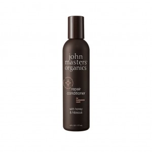 John Masters Organics - Obnovujúci Kondicionér pre Poškodené Vlasy s Medom a Ibištekom 177 ml