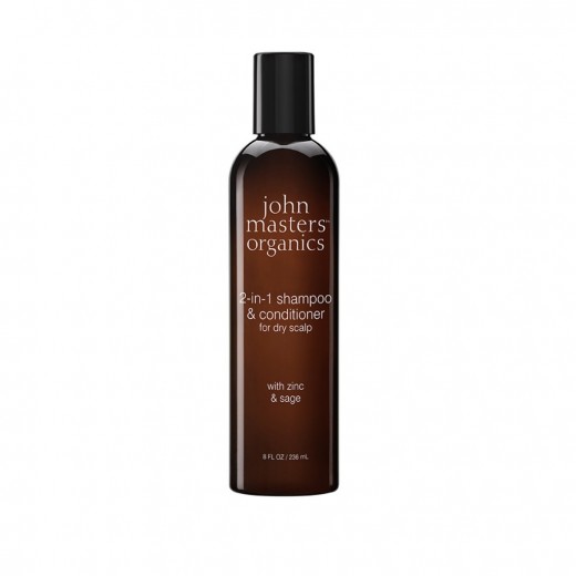 John Masters Organic – Šampón a Kondicionér 2v1 so Zinkom a Šalviou 236ml