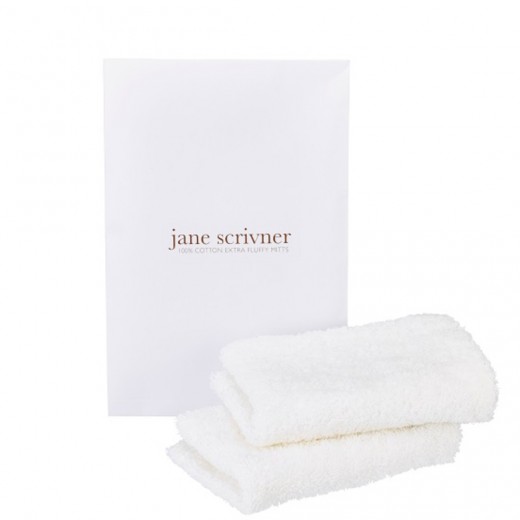 JANE SCRIVNER - MITT PACK - 100 % bavlnené extra nadýchané rukavice bez prstov 2 ks