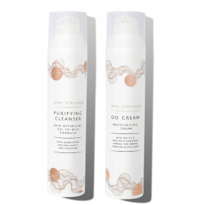 JANE SCRIVNER - Capsule Skincare Routine - Set Čistiaci gél a Ochranný hydratačný krém